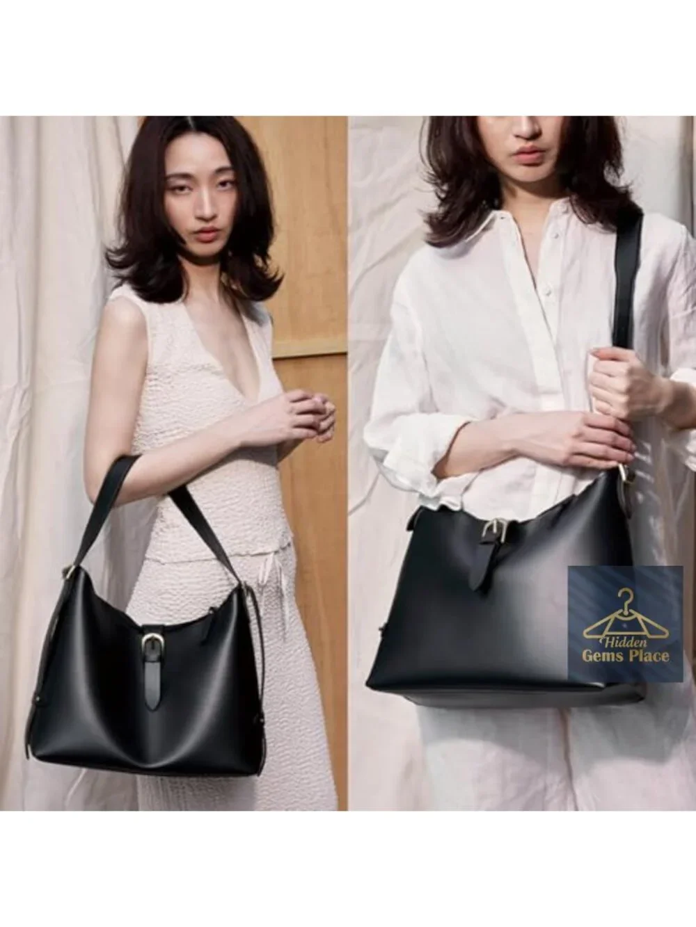 Vintage Vegan Leather Hobo Bag Shoulder Purse Crossbody Satchel Under Arm